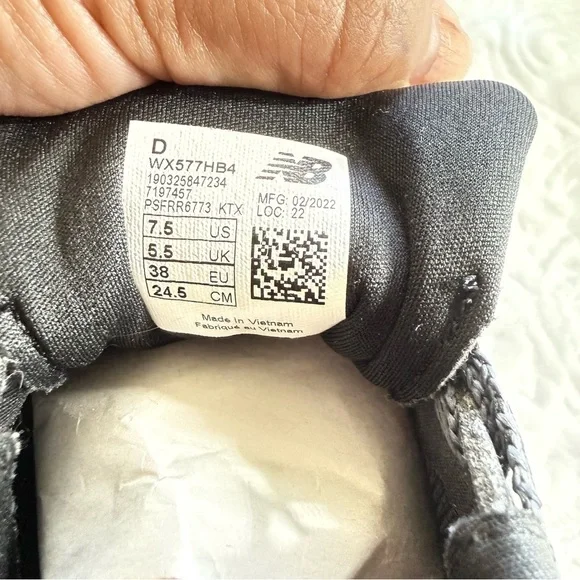 New Balance 577 Training Shoes Gray Black Women’s 7.5 - Picture 7 of 9